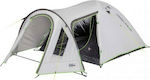 High Peak Kira 3 Campingzelt Iglu Weiß mit Doppeltuch 4 Jahreszeiten für 3 Personen 330x180x120cm