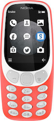 Nokia 3310 (2017) Dual SIM (16MB) Telefon Mobil cu Butoane Roșu