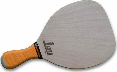 Joy Tr Beach Racket Beige 350gr with Straight Handle Orange