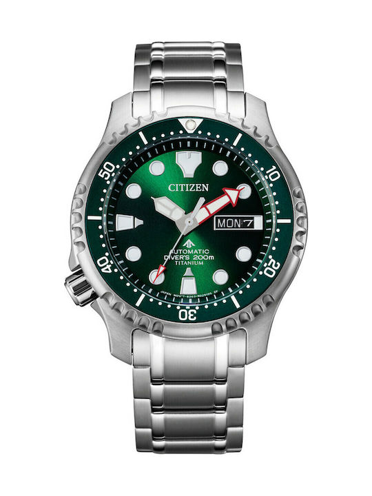 Citizen Promaster Men's Watch 42mm Automatic with Silver Metal Bracelet