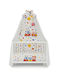 Beboulino Mosquito Net Crib Train Tulle 708-0708-1861 Multicolored 150x450cm