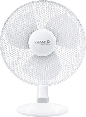 Sencor SFE 4037 WH Επιτραπέζιος Ανεμιστήρας 50W Διαμέτρου 40cm