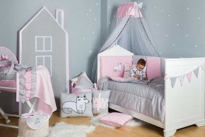 Baby Star Кошара За Количка от Тюл Розов
