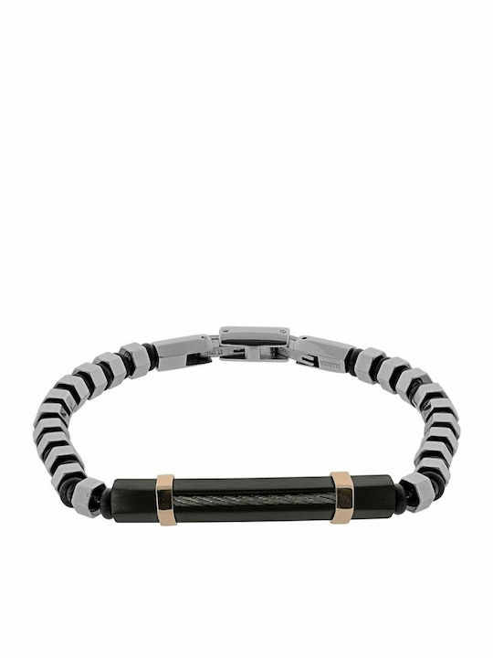 Visetti Herren Armband aus Stahl