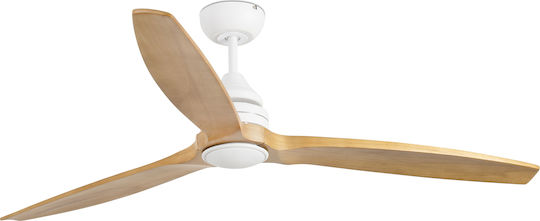 Faro Barcelona Alo Ceiling Fan 152cm with Light and Remote Control Brown