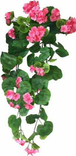Plantă Artificială Decorativă Begonia Pink 75cm 00- Marhome