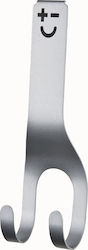 Bisbell BMDOHCDU01 Metallic 2-Hook Kitchen Hanger Silver