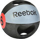 Reebok Dual Grip Μπάλα Medicine 8kg σε Μαύρο Χρώμα