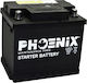 Phoenix Batterie Auto SMF55066 mit Kapazität 50Ah und CCA 510A