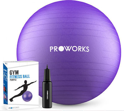 Proworks Exercise Ball PW 1000 Z506 Pilates 85cm Skroutz.gr