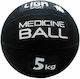 Liga Sport Μπάλα Medicine 5kg σε Μαύρο Χρώμα