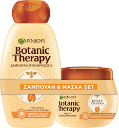 Garnier Botanic Therapy Honey Treasures Σετ Θεραπείας Μαλλιών με Σαμπουάν και Μάσκα 2τμχ