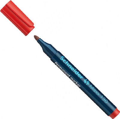 Schneider Maxx 130 Permanent Marker 3mm Rot