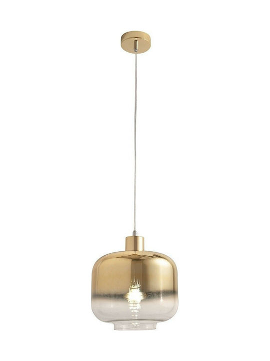 Fabas Luce Cathy Pendant Light Single-Light for Socket E27 Gold