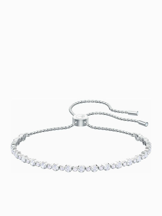 Swarovski Subtle Cupchain Medium Γυναικείο Βραχιόλι Ριβιέρα από Ατσάλι 22cm
