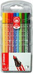 Stabilo Pen 68 Markere de Proiectare 1mm Multicolor 10buc