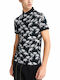 Superdry Edit Men's Short Sleeve Blouse Polo Black / White