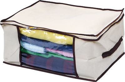 Viosarp Fabric Storage Case For Clothes in Ecru Color 40x60x40cm 1pcs