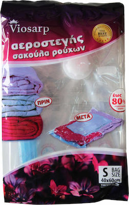Viosarp Plastic Storage Bag For Clothes Airtight and with Vacuum 60x40cm 1pcs