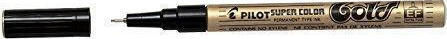 Pilot Super Color Extra Fine Ανεξίτηλος Μαρκαδόρος Χρυσός (Gold) 1mm