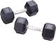 MDS Gantera Hexagon Din cauciuc 1 x 20kg