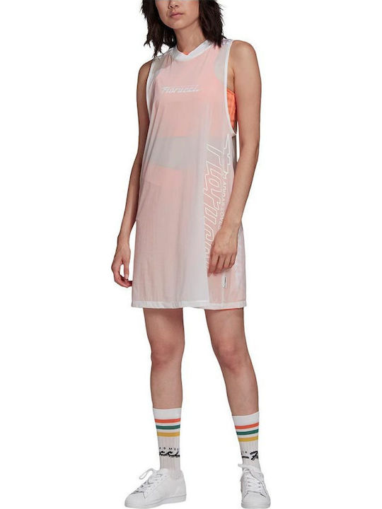 Fiorucci Summer Mini Athletic Sleeveless White Dress