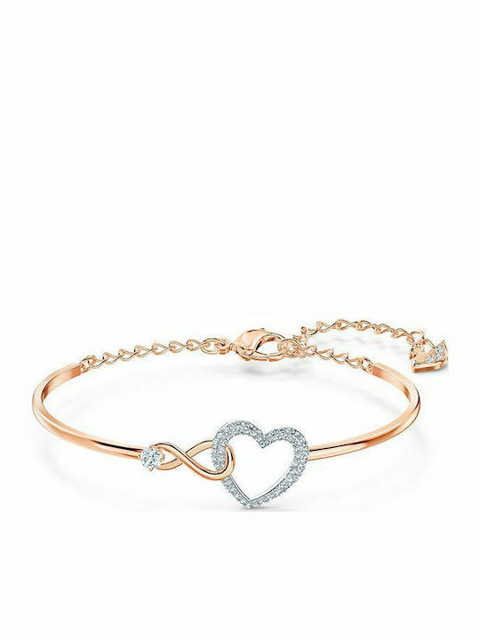 Swarovski Women's Bracelet Infinity Heart Medium