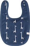 Fresk Giraf Bib from 100% Cotton with Button Navy Blue