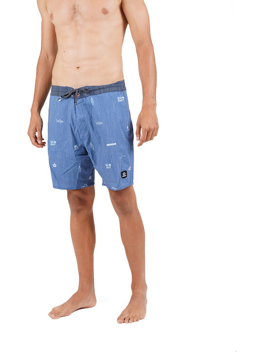 Emerson Herren Badehose Bermuda Blau
