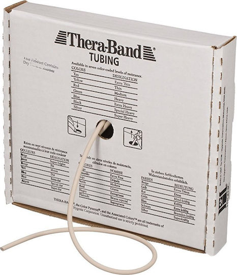 Thera-Band Тръбен Фитнес Ластик Много Мек Бежов 7.5m 7.5m