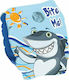 Gim Shark Μπρατσάκια Κολύμβησης 3-6 ετών 25x15εκ. Μπλε