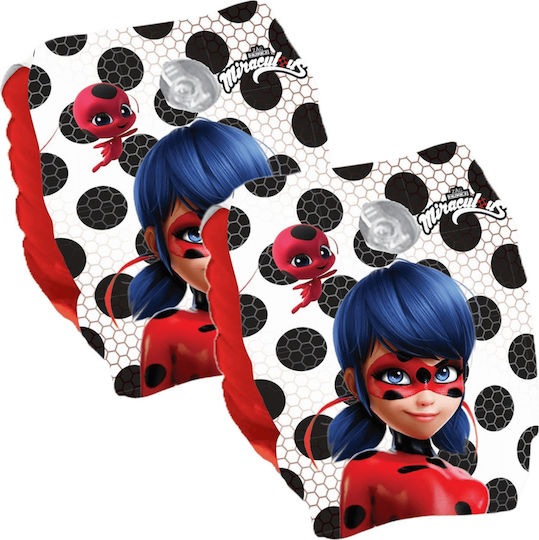 Gim Ladybug Swimming Armbands 3 Years Miraculous 25x15cm Multicolour