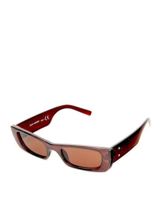 Kost Eyewear 20-017 Women's Sunglasses with Brown Plastic Frame 20-017