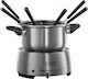 Russell Hobbs Fiesta Electric Stainless Steel Fondue Pot for 6 Persons Silver 1200W