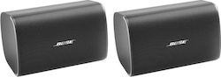 Bose Παθητικά Επιτοίχια Ηχεία 100W DesignMax DM6SE (Ζεύγος) σε Μαύρο Χρώμα