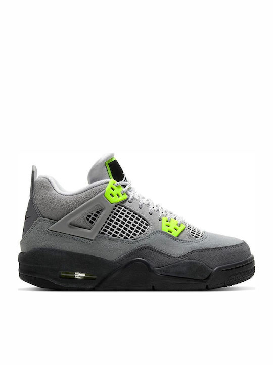 Air  4 Retro Παιδικά Sneakers Γκρι