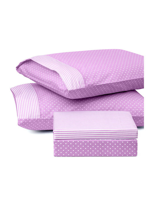 Beauty Home Quilt Set Single 160x240cm 1680 Lilac 2 pcs 2pcs