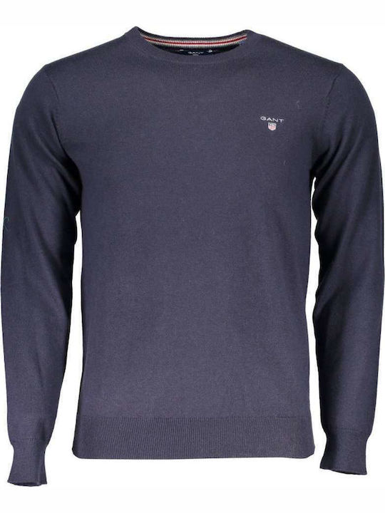 Gant Men's Long Sleeve Sweater Navy Blue