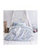 Rythmos Kids Quilt Set Single with Pillowcase Glow Blue 160x240cm