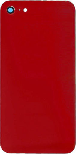 Batterieabdeckung Rot für iPhone 8