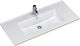 Tema BEL100 Undermount Sink Porcelain 100x45x20.5cm White