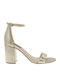 Abigail Leather Sandals Gold