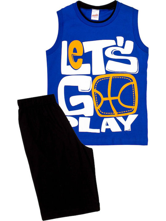 Minerva Детска пижама Лятна Син Let's Go Play