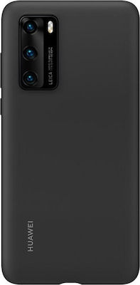 Huawei Silicone Cover Μαύρο (Huawei P40)