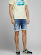 Jack & Jones Herrenshorts Jeans Blau