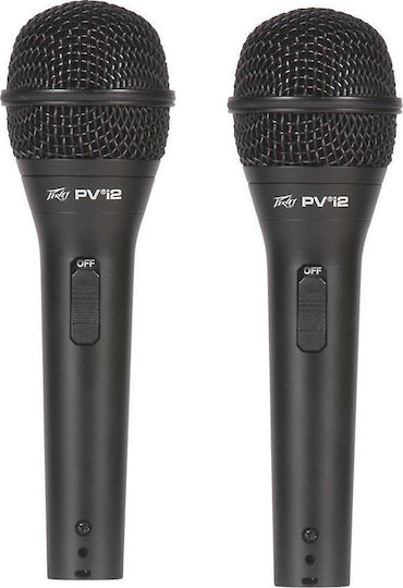 Peavey PVi 2 2-pack Set Δυναμικό XLR Microphone Handmade for Vocals