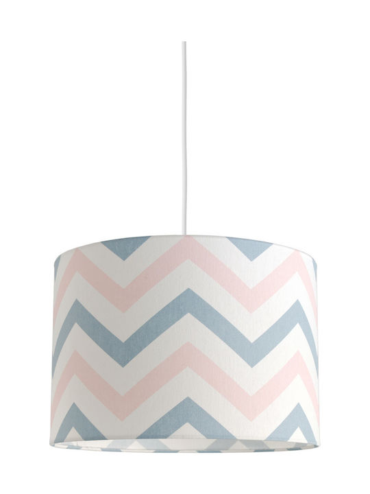 Veis Kids Fabric Single Ceiling Light E27 Hespe...