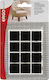ERGOhome 570600.0006 Τσοχάκια Τετράγωνα με Αυτοκόλλητο 24x24mm 12τμχ