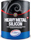 Vitex Βερνικόχρωμα Αντισκωριακό Διαλύτου Heavy Metal Silicon 0.18lt Χρυσό Γυαλιστερό