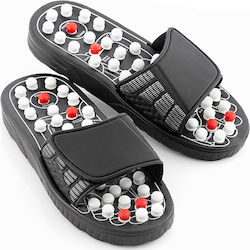 InnovaGoods Wellness Care Acupuncture slippers Massage Acupressure for Legs Black